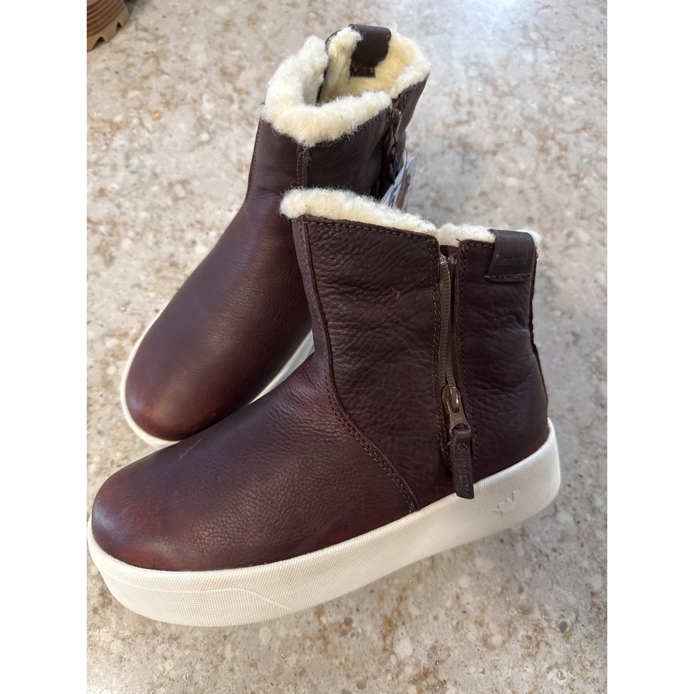 Baffin Liberty Womens Brown‎ Leather Waterproof Winter Boots TORO-W003 Size 8